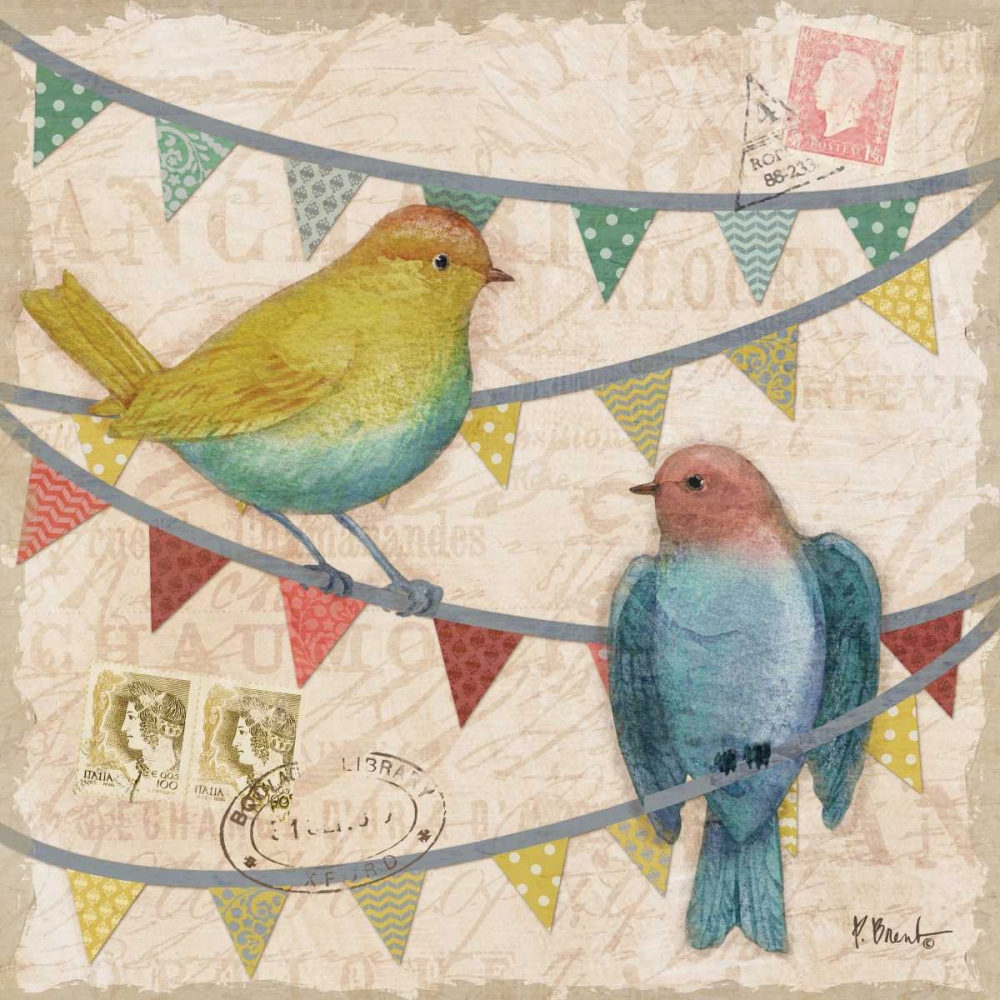 Fancy Flock I art print by Paul Brent for $57.95 CAD