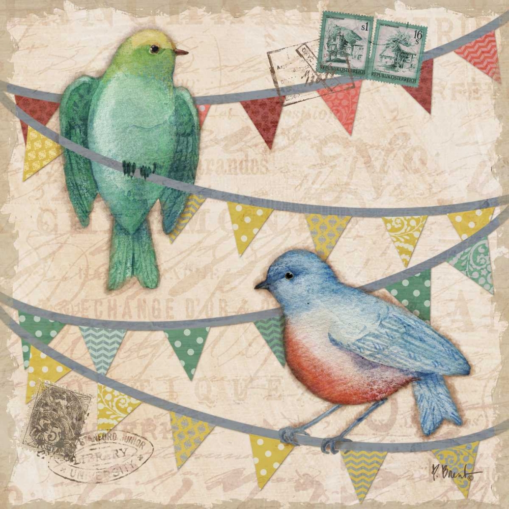 Fancy Flock IV art print by Paul Brent for $57.95 CAD