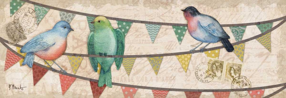Fancy Flock Panel I art print by Paul Brent for $57.95 CAD