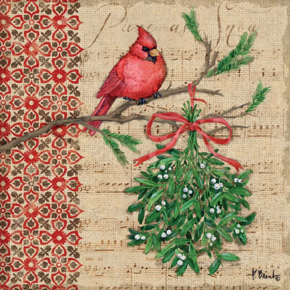 Burlap Holiday I art print by Paul Brent for $57.95 CAD