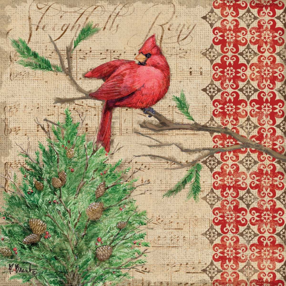 Burlap Holiday II art print by Paul Brent for $57.95 CAD