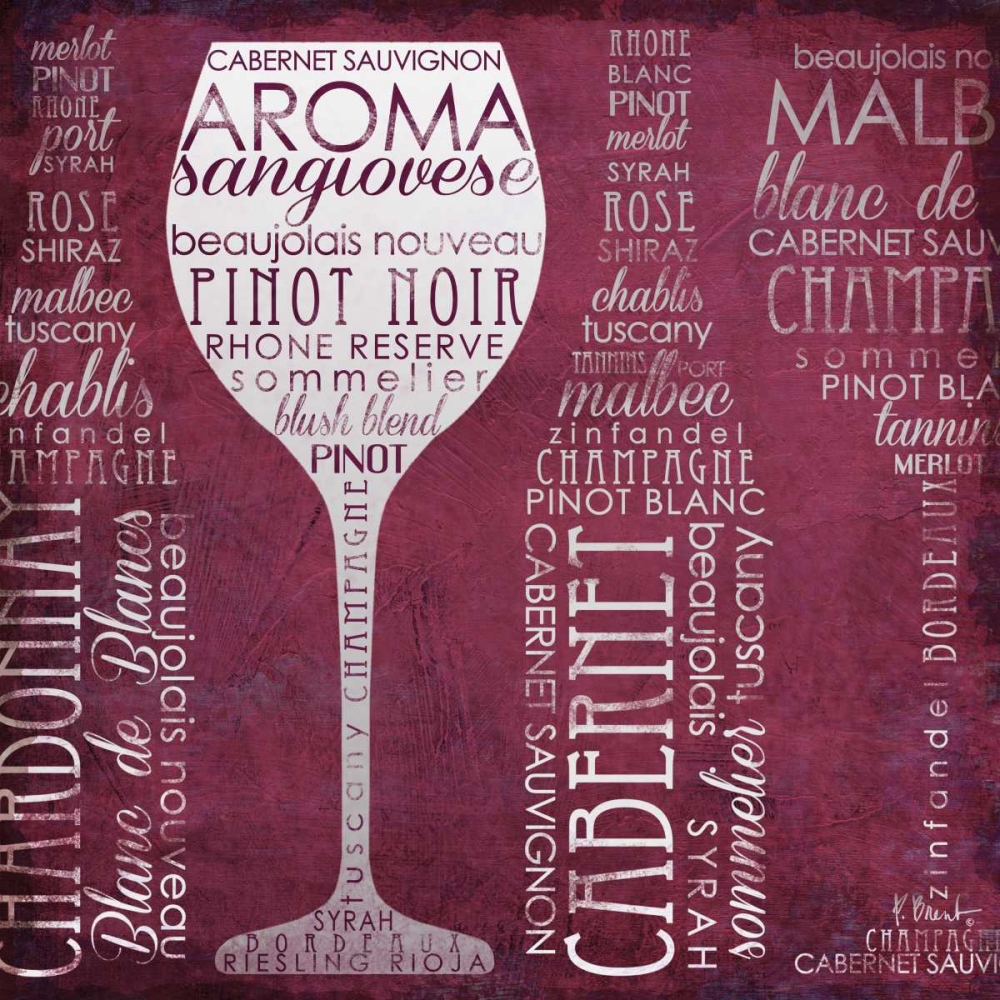 Vino Lingo I art print by Paul Brent for $57.95 CAD