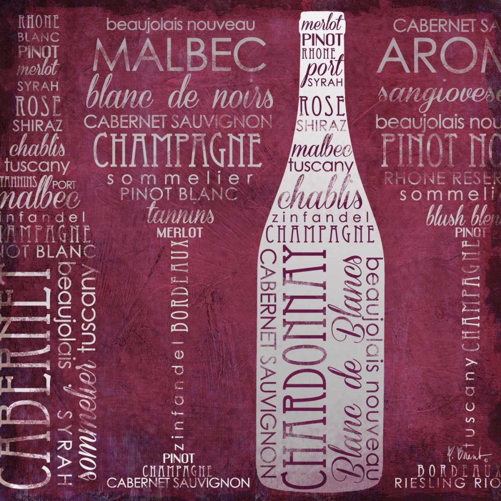 Vino Lingo II art print by Paul Brent for $57.95 CAD