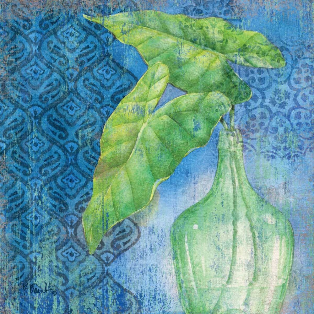 Sea Glass Palm II art print by Paul Brent for $57.95 CAD