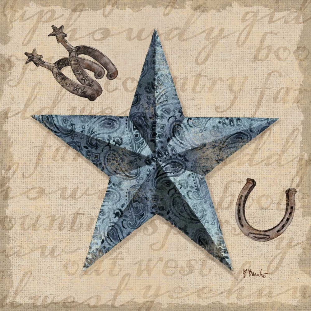 Bandana Barn Star II art print by Paul Brent for $57.95 CAD