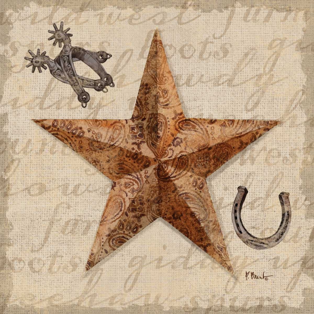 Bandana Barn Star IV art print by Paul Brent for $57.95 CAD