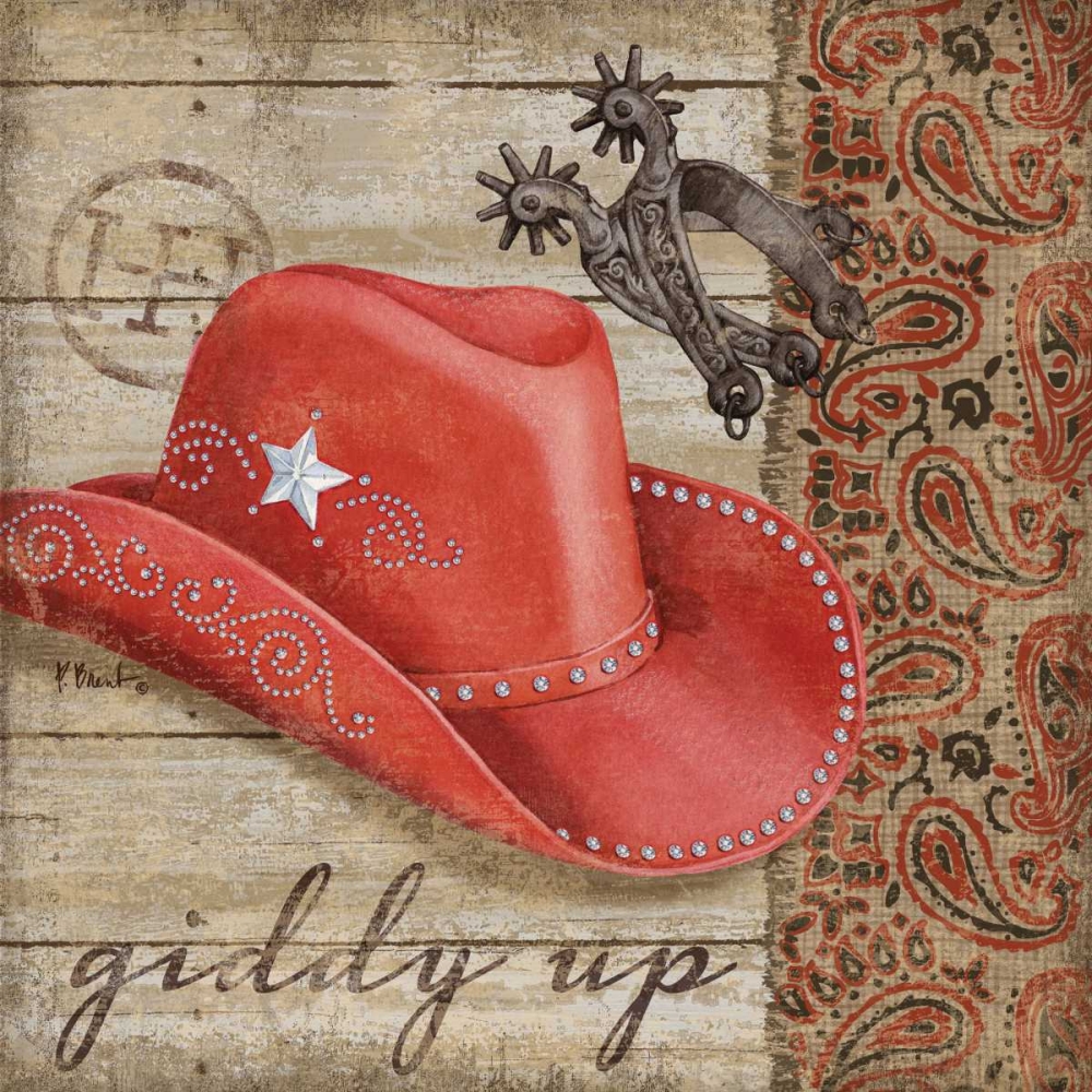Wild West Hats III art print by Paul Brent for $57.95 CAD