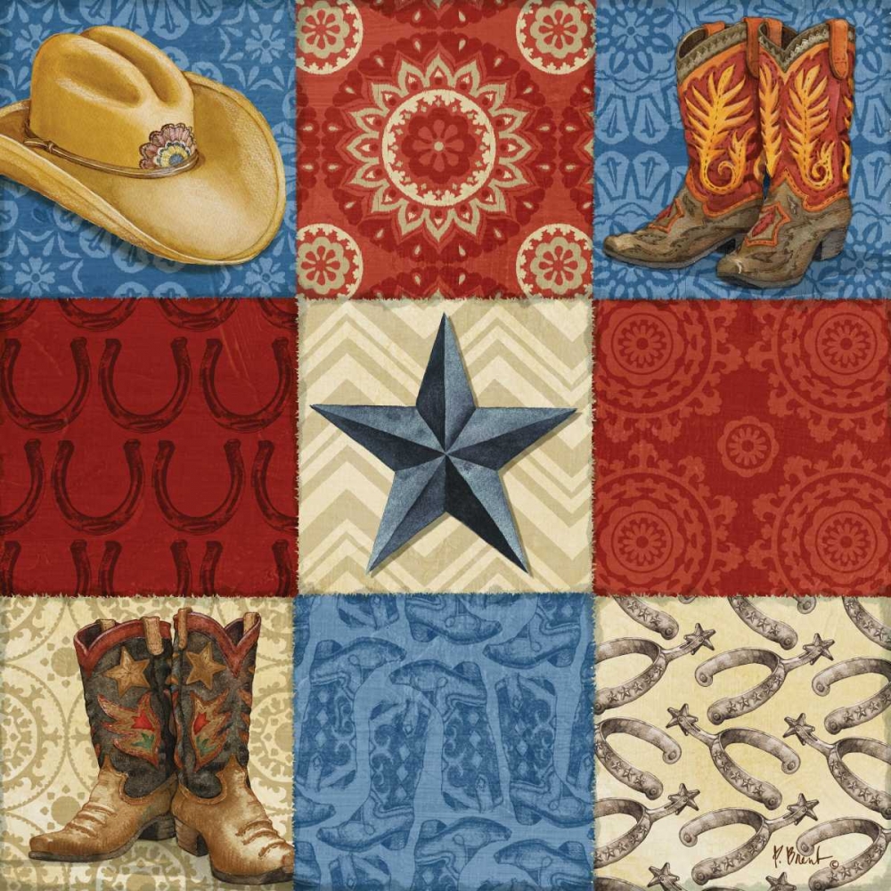 Western Chic I art print by Paul Brent for $57.95 CAD