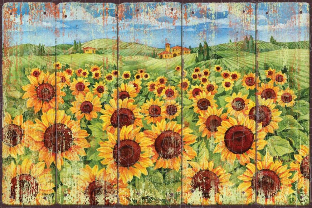 Sunflower Field art print by Paul Brent for $57.95 CAD