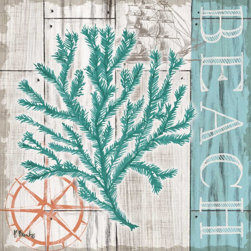 Coral Azul II art print by Paul Brent for $57.95 CAD