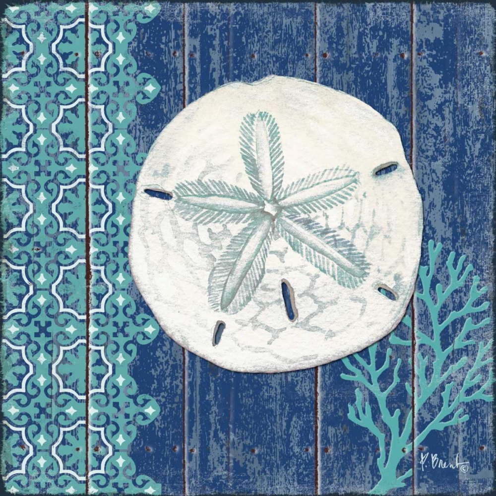 Indigo Sea I art print by Paul Brent for $57.95 CAD