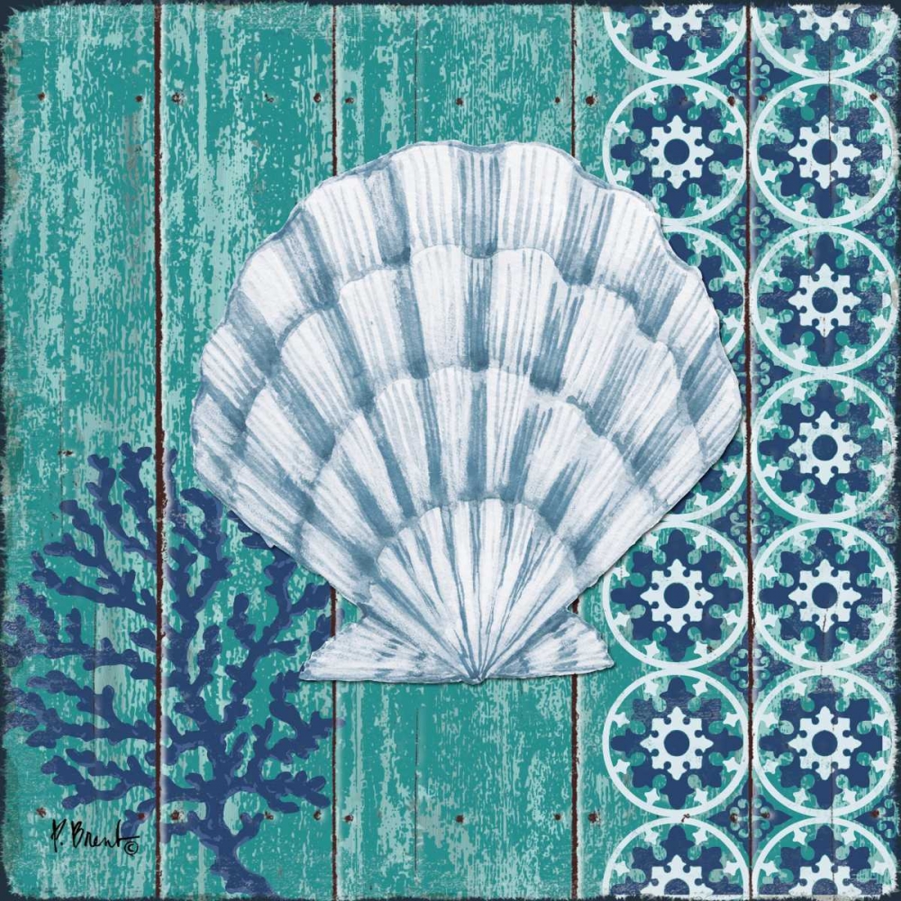 Indigo Sea II art print by Paul Brent for $57.95 CAD
