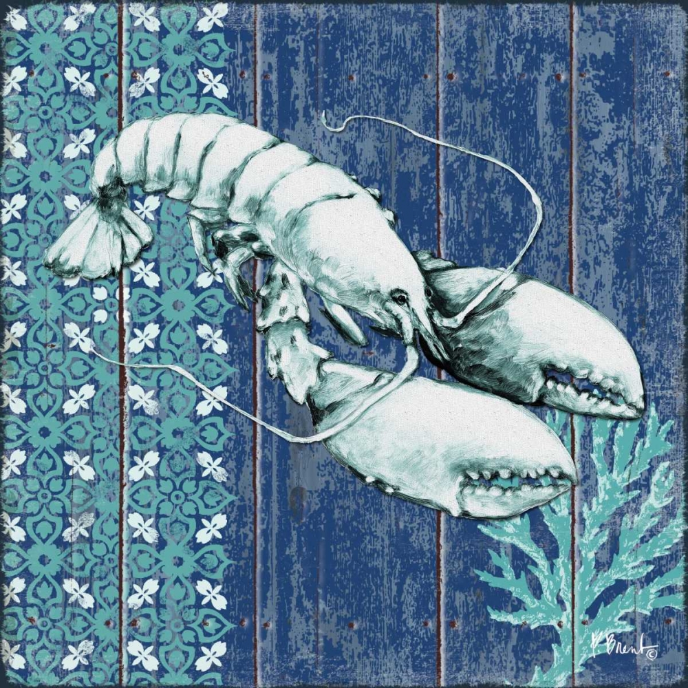 Indigo Sea VII art print by Paul Brent for $57.95 CAD