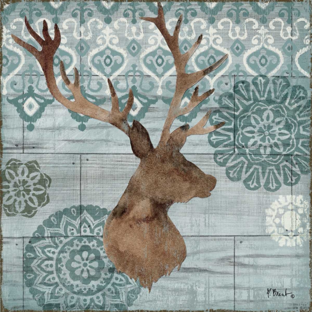 Woodland Ikat I art print by Paul Brent for $57.95 CAD