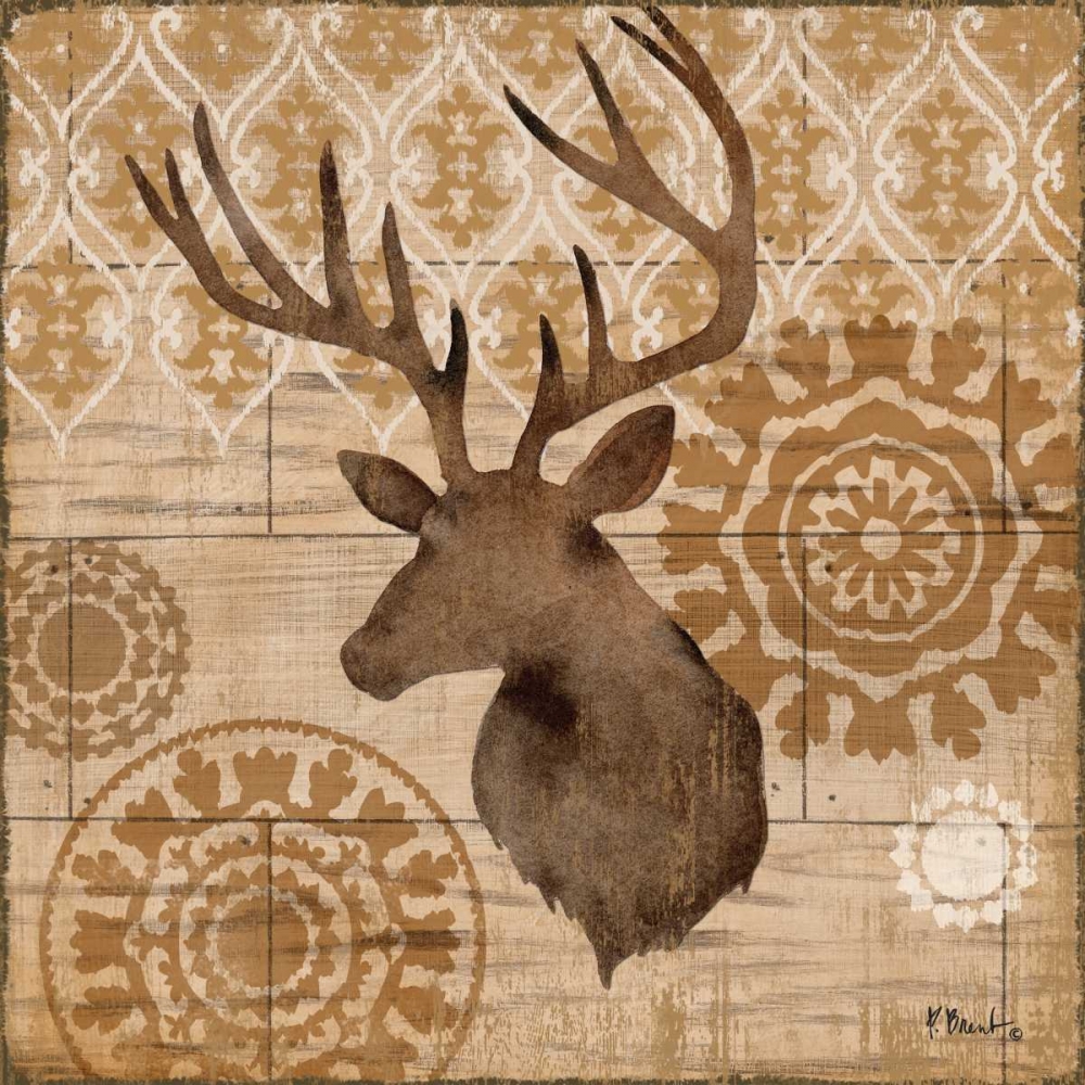 Woodland Ikat IV art print by Paul Brent for $57.95 CAD