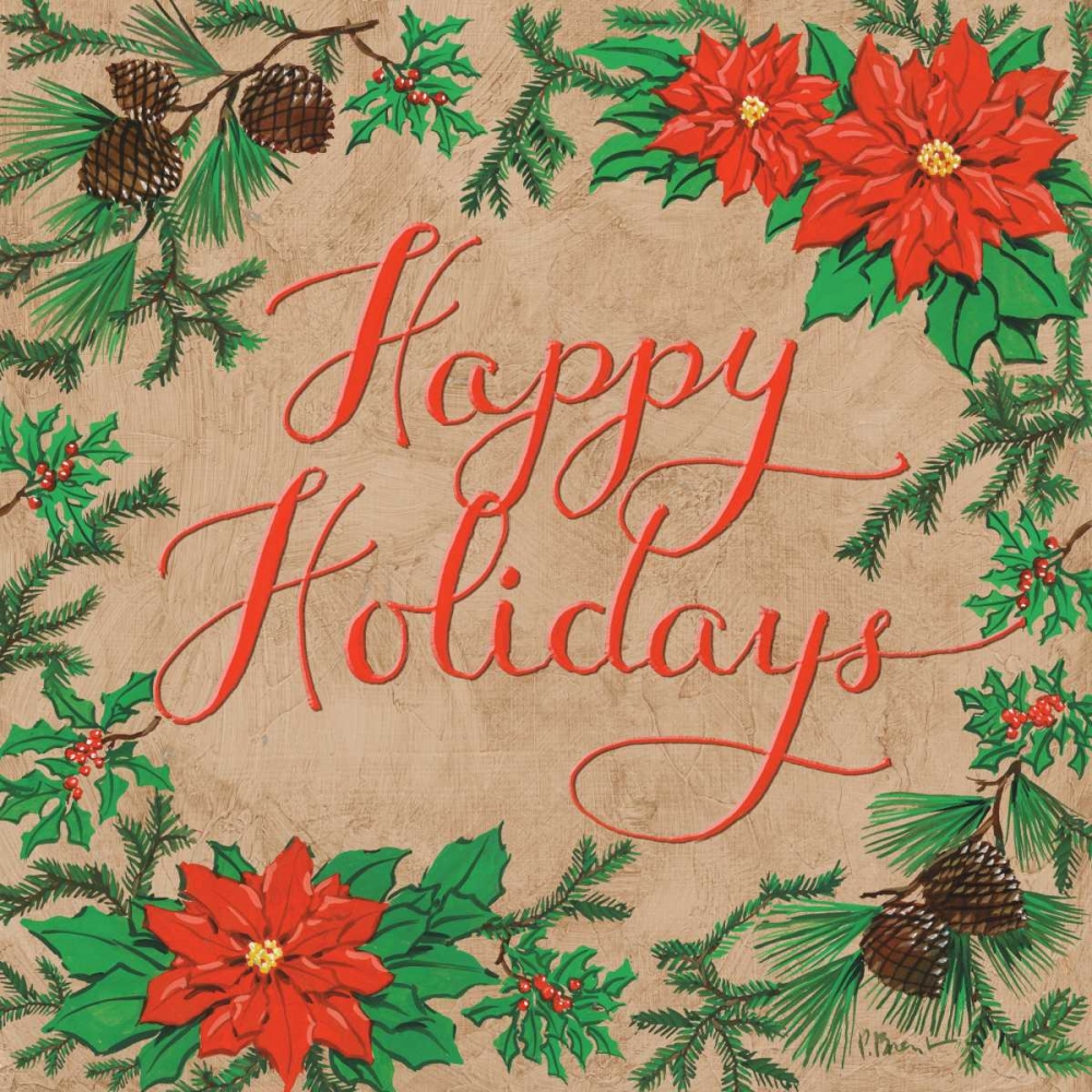 Happy Holidays art print by Paul Brent for $57.95 CAD