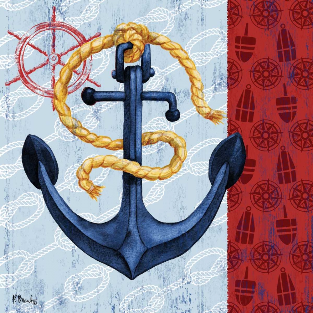 Montauk Anchor II art print by Paul Brent for $57.95 CAD