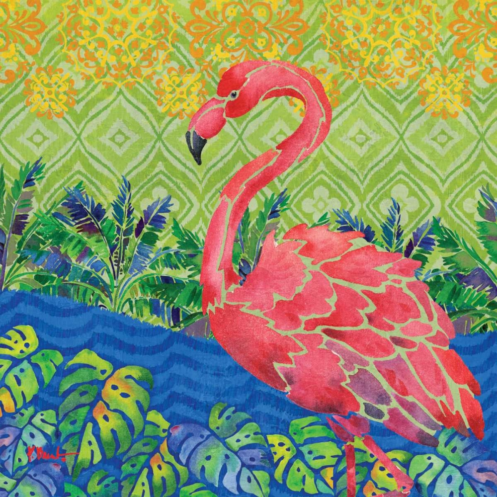 Flamingo Lagoon II art print by Paul Brent for $57.95 CAD