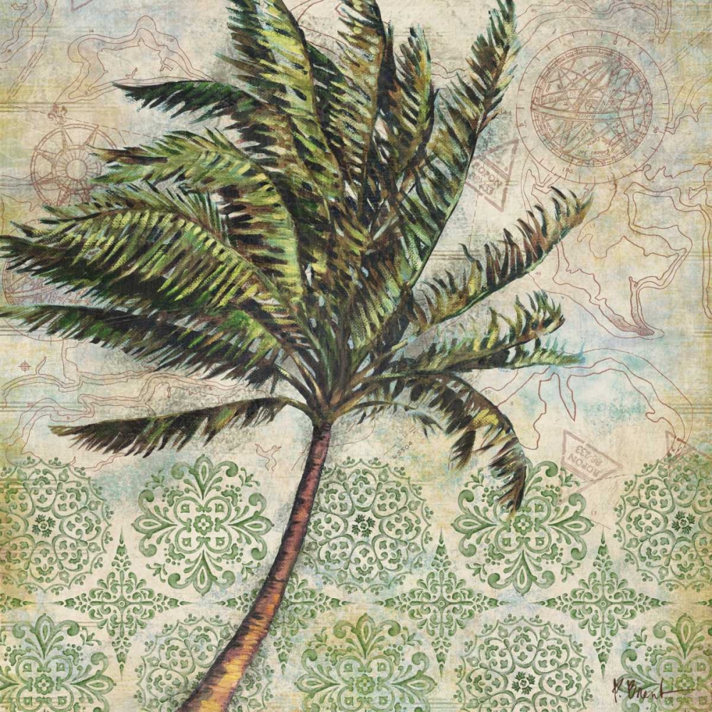 Delray Palm I art print by Paul Brent for $57.95 CAD