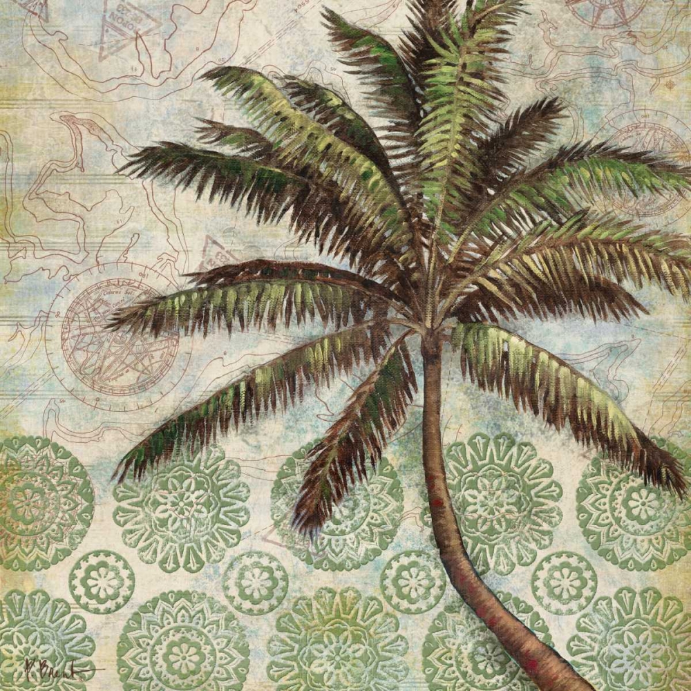 Delray Palm II art print by Paul Brent for $57.95 CAD