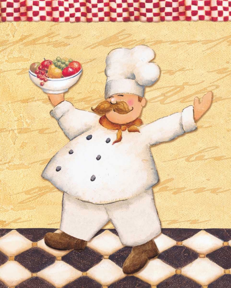 Le Chef et le Fruits art print by Daphne Brissonnet for $57.95 CAD