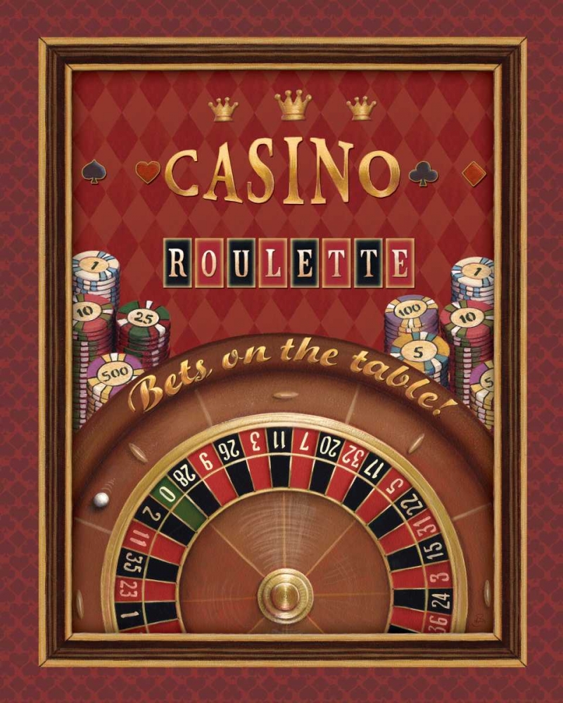 Roulette art print by Daphne Brissonnet for $57.95 CAD