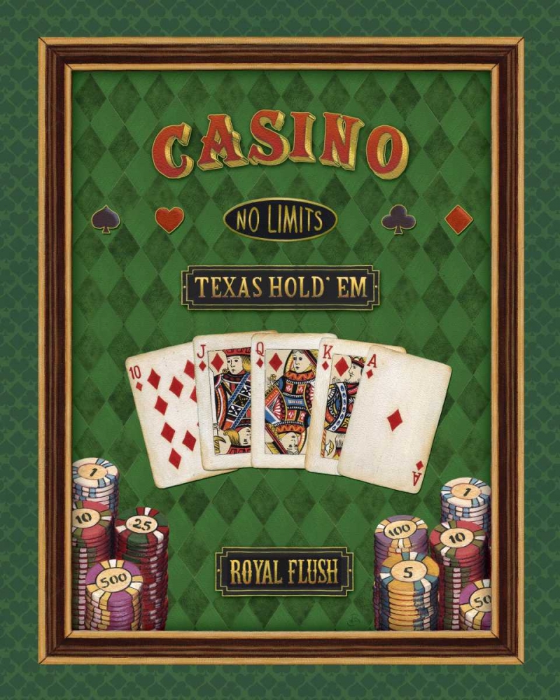 Texas Hold Em art print by Daphne Brissonnet for $57.95 CAD