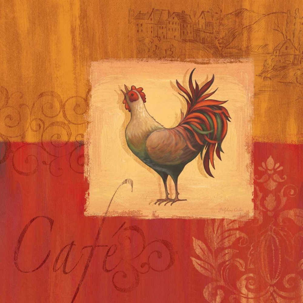 Cocorico II art print by Delphine Corbin for $57.95 CAD