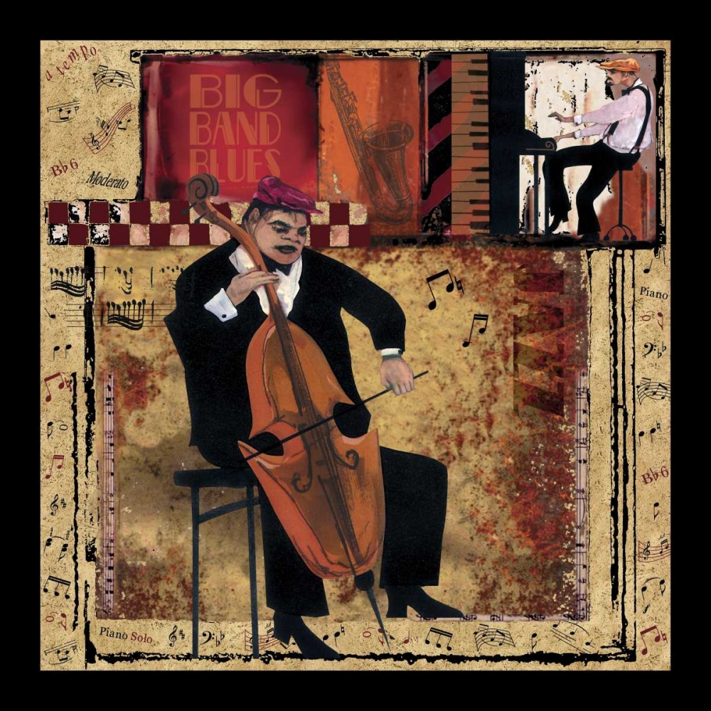 Jazz Cello art print by CW Designs Inc. for $57.95 CAD