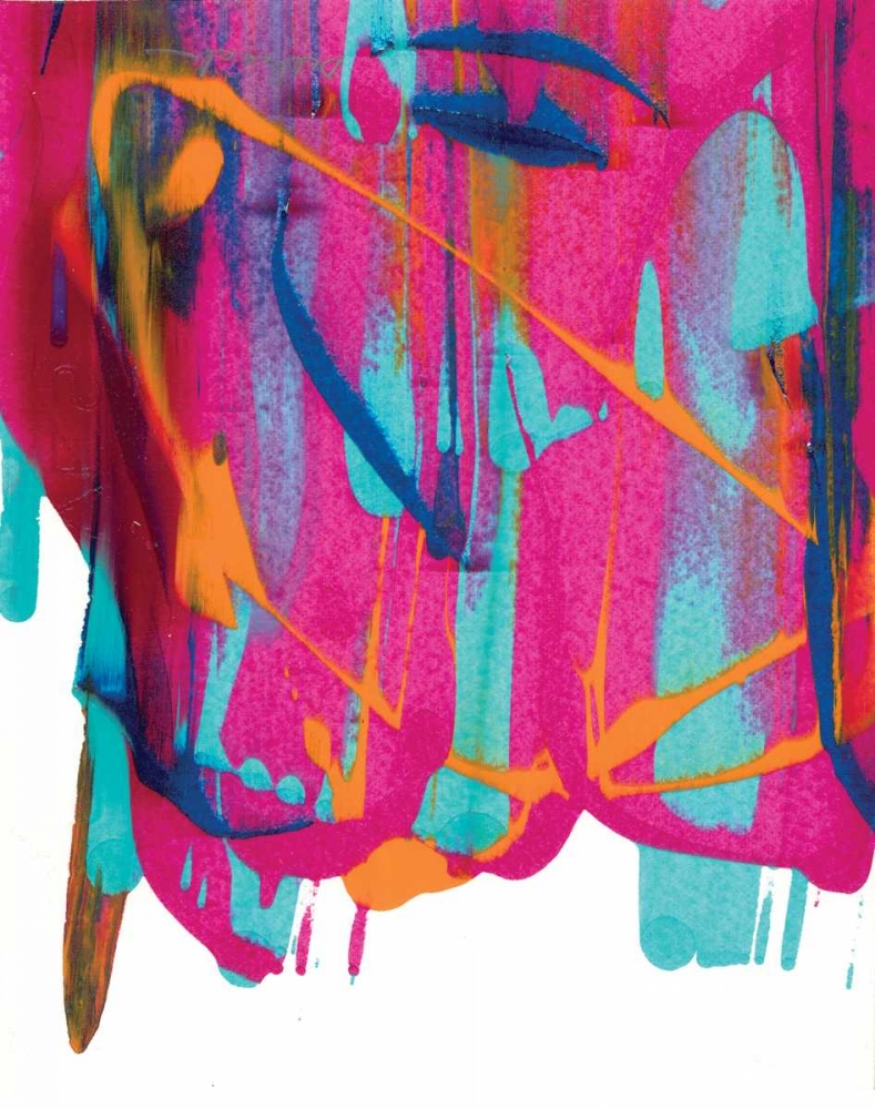 Pink Splatters art print by Nikki Dilbeck for $57.95 CAD