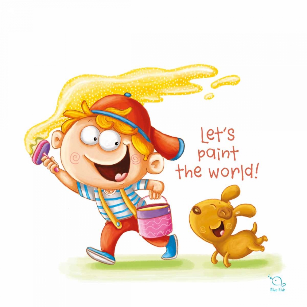Paint the World art print by Blue Fish for $57.95 CAD