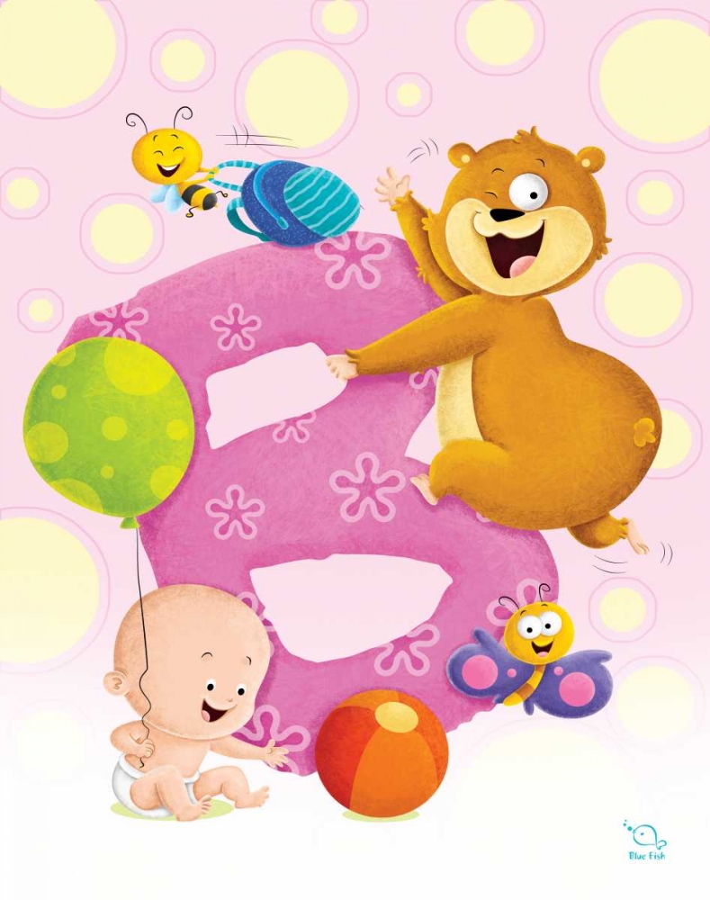 Bubbly B art print by Blue Fish for $57.95 CAD