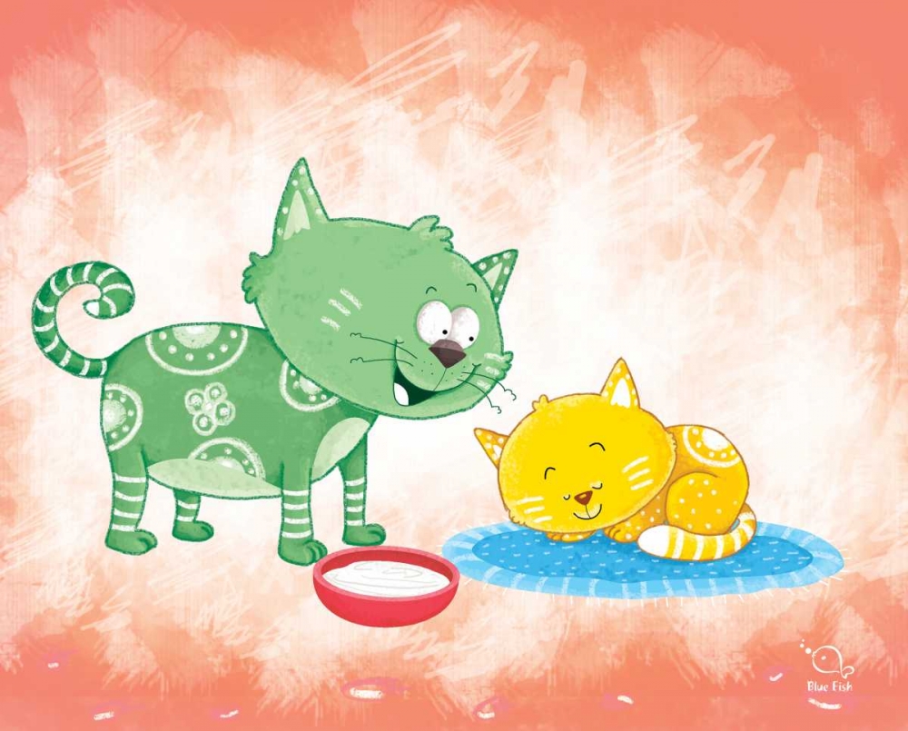 Kitty Koo art print by Blue Fish for $57.95 CAD
