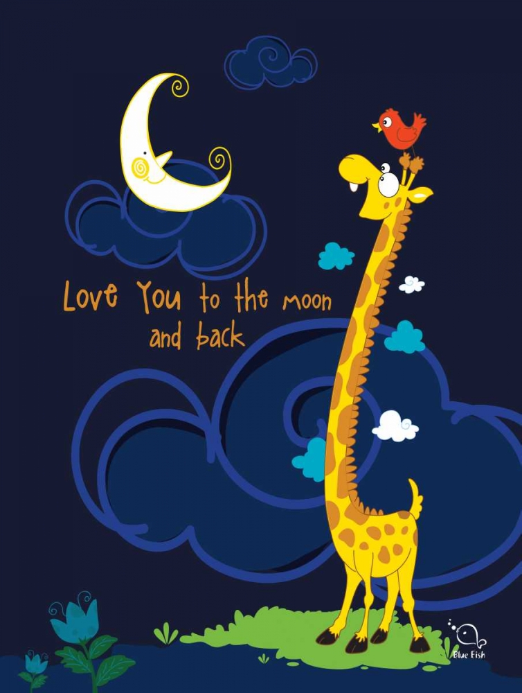 Moony Light! art print by Blue Fish for $57.95 CAD