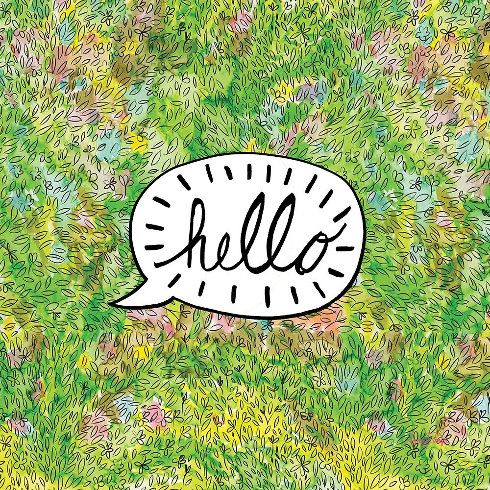 Hello art print by Amy Frazer for $57.95 CAD