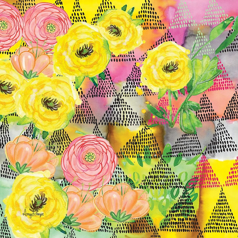 Geo Triangle Dots art print by Amy Frazer for $57.95 CAD