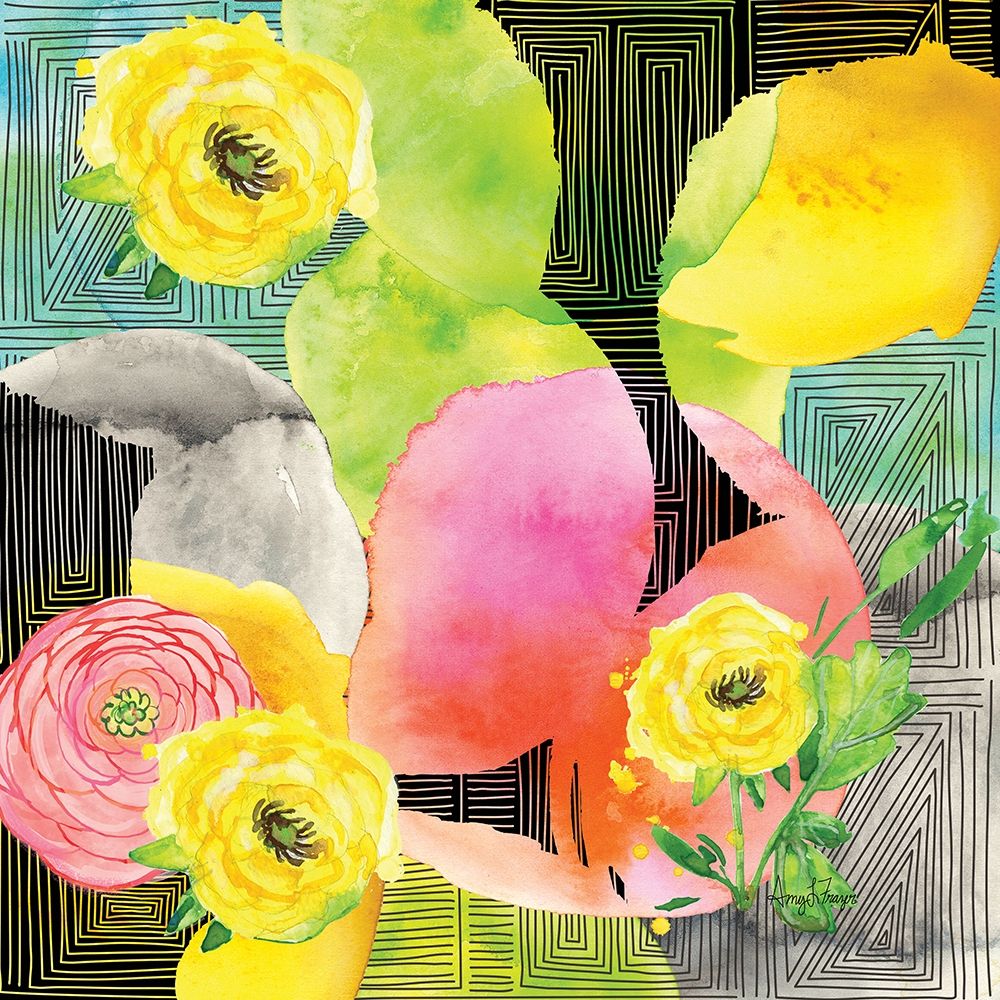 Geo Watercolor art print by Amy Frazer for $57.95 CAD