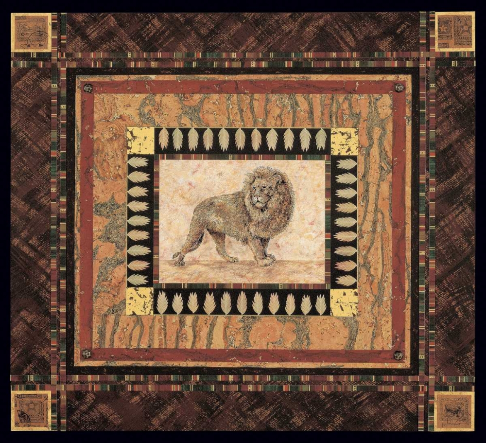 Lion art print by Pamela Gladding for $57.95 CAD