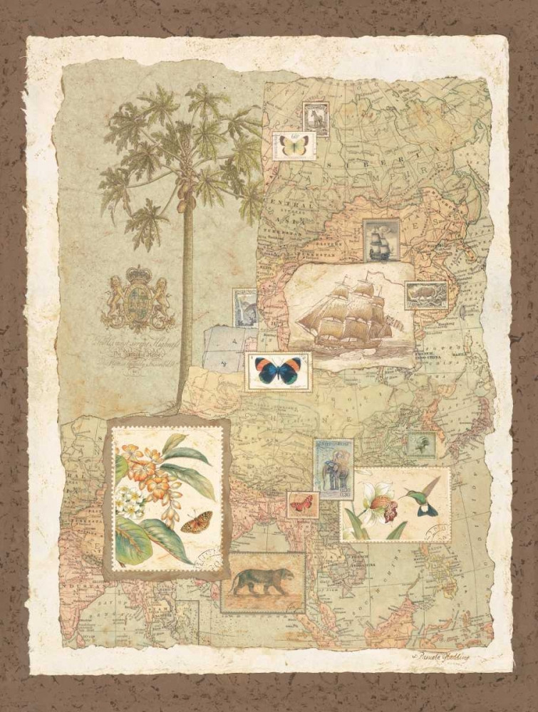 Exotic Shores I art print by Pamela Gladding for $57.95 CAD
