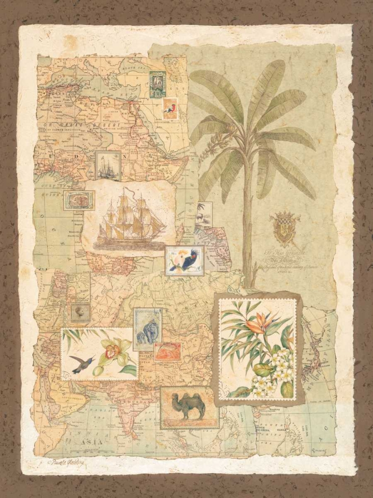 Exotic Shores II art print by Pamela Gladding for $57.95 CAD
