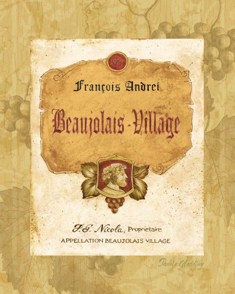 Beaujolais Village art print by Pamela Gladding for $57.95 CAD