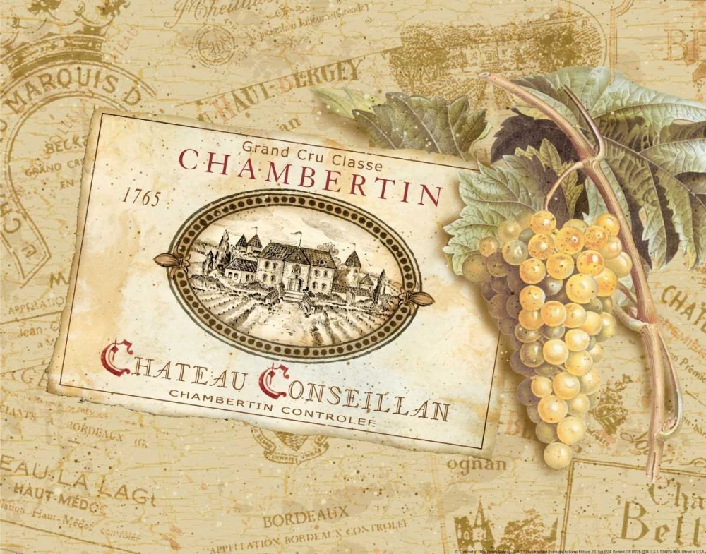 Chambertin art print by Pamela Gladding for $57.95 CAD