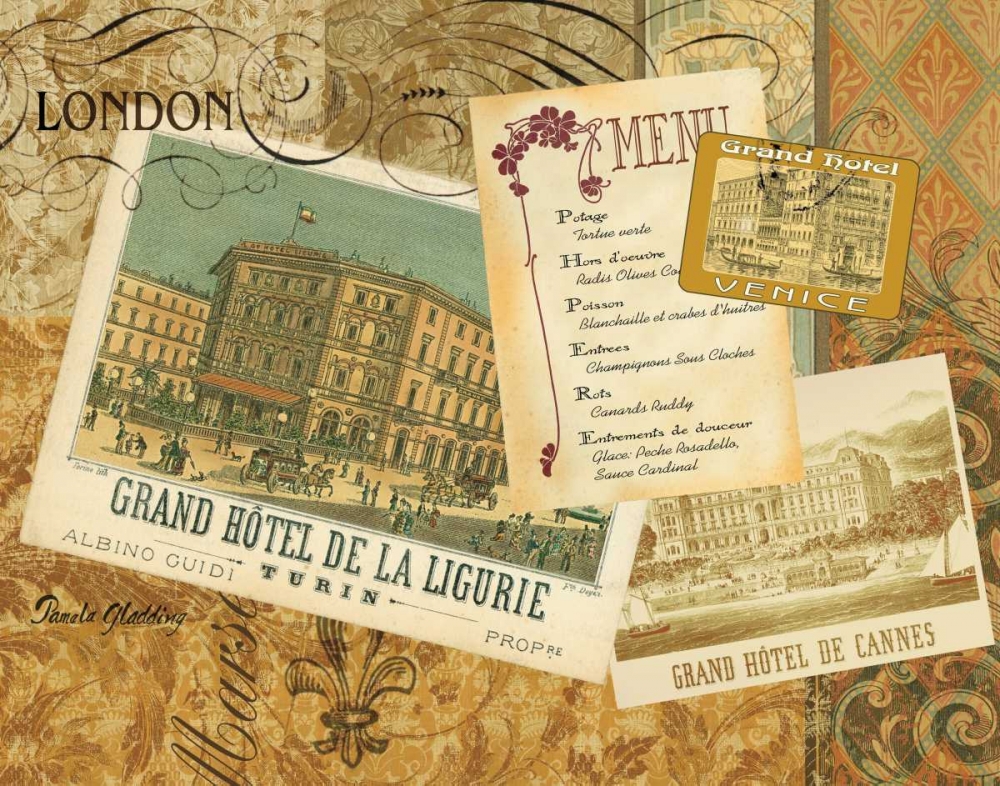 Grand Hotel London art print by Pamela Gladding for $57.95 CAD