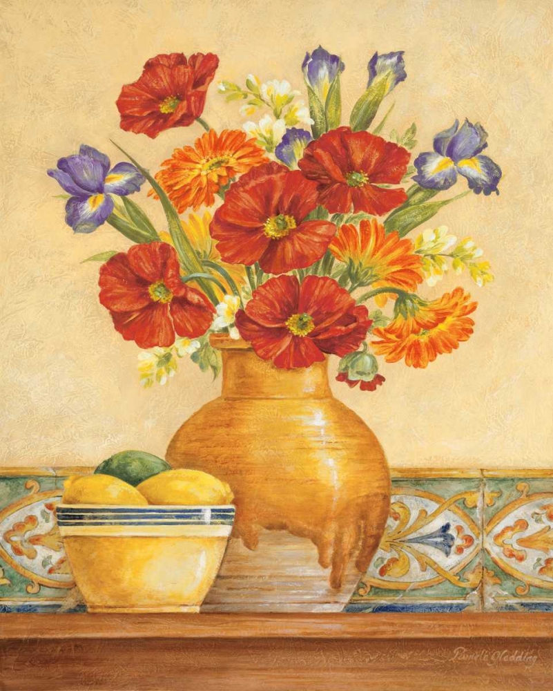 Salsa Poppies art print by Pamela Gladding for $57.95 CAD