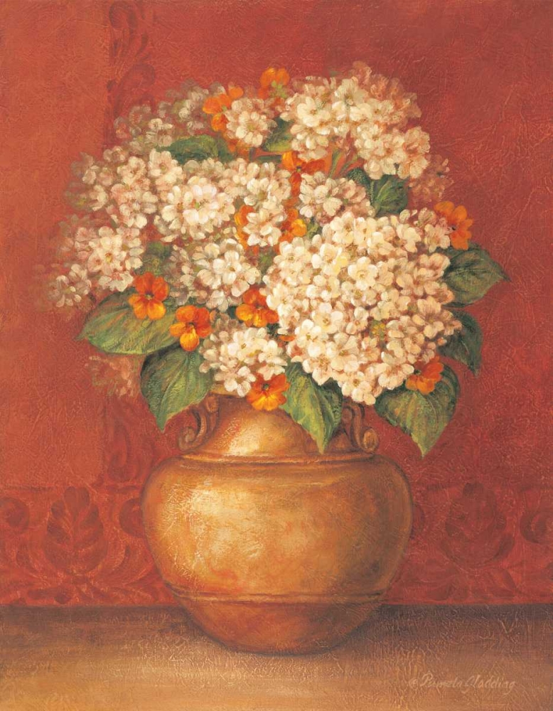 Tuscan Hydrangeas art print by Pamela Gladding for $57.95 CAD