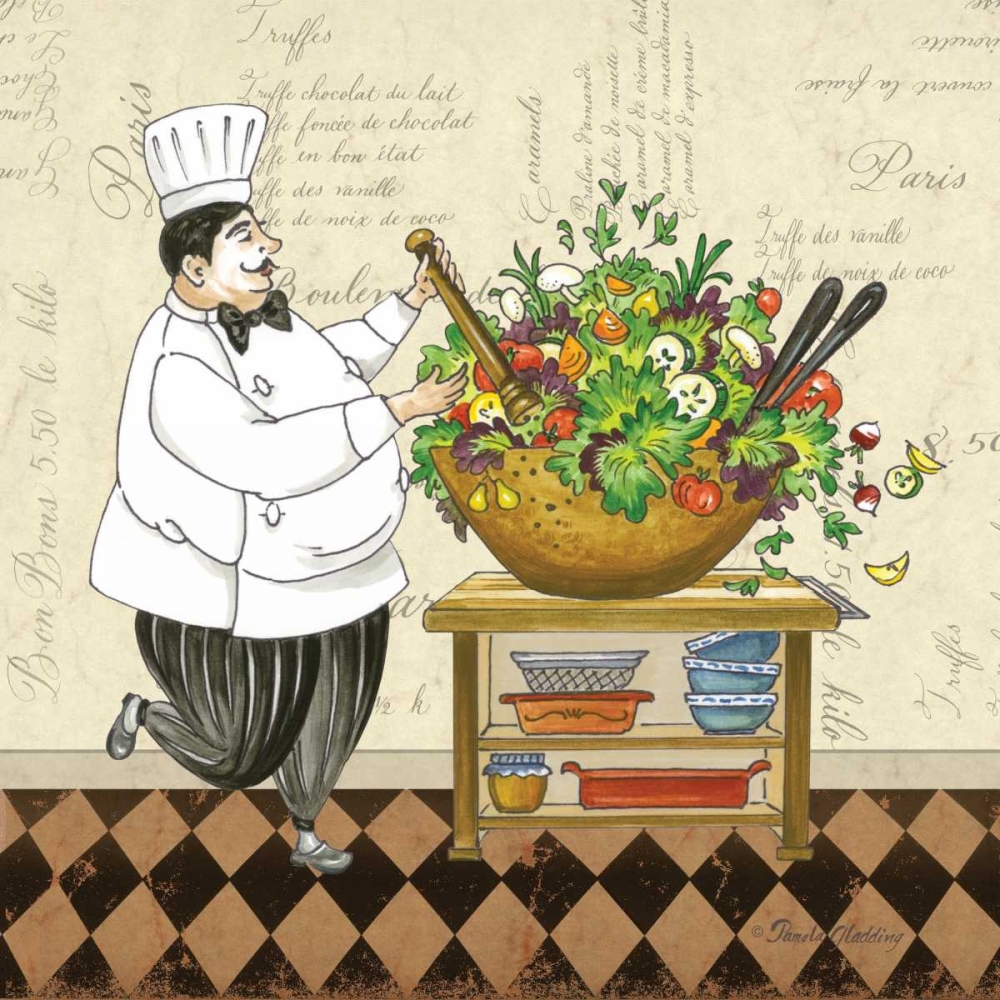 Chef Salad art print by Pamela Gladding for $57.95 CAD