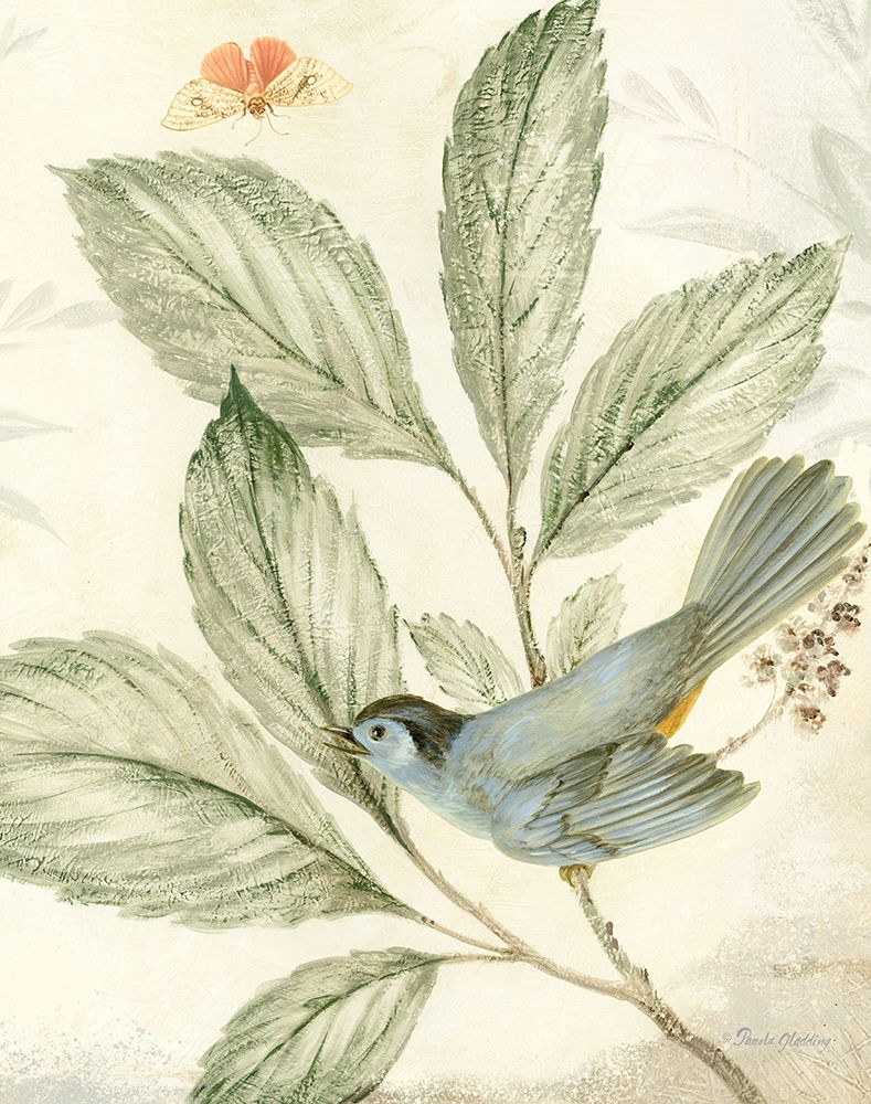 Bird And Branch II art print by Pamela Gladding for $57.95 CAD