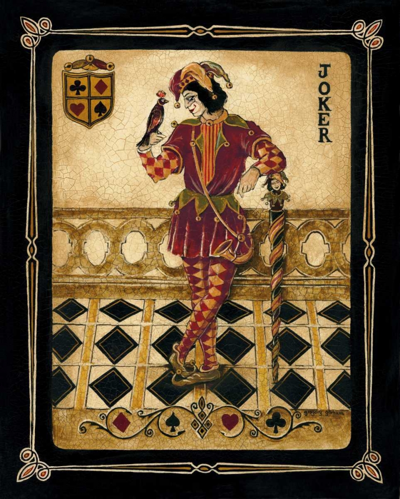 Harlequin Joker art print by Gregory Gorham for $57.95 CAD