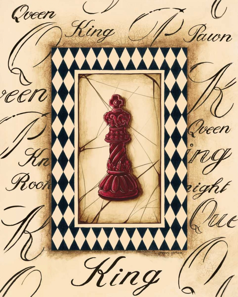 Chess King art print by Gregory Gorham for $57.95 CAD
