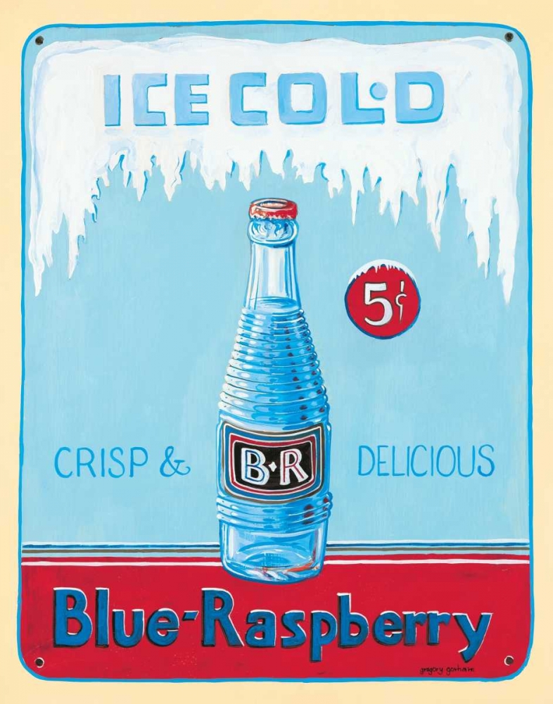 Blue Raspberry art print by Gregory Gorham for $57.95 CAD